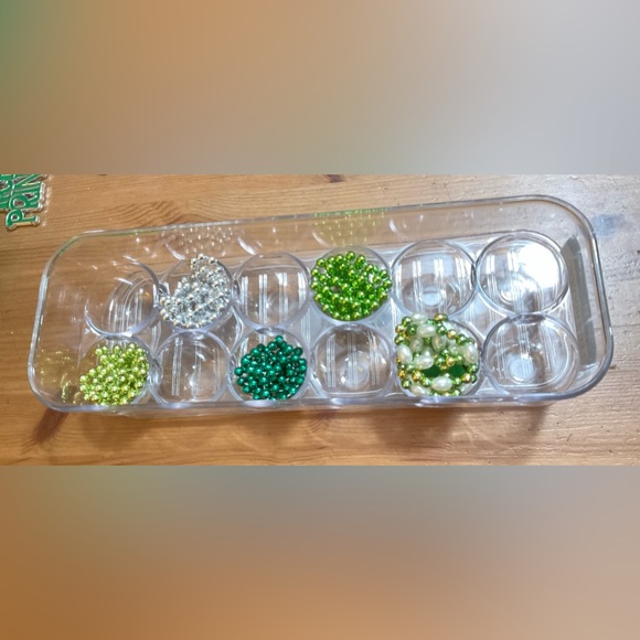 St. Patrick’s Day beads, Mardi Gras long beads and Clover Ty Beanie baby bundle - Picture 7 of 8